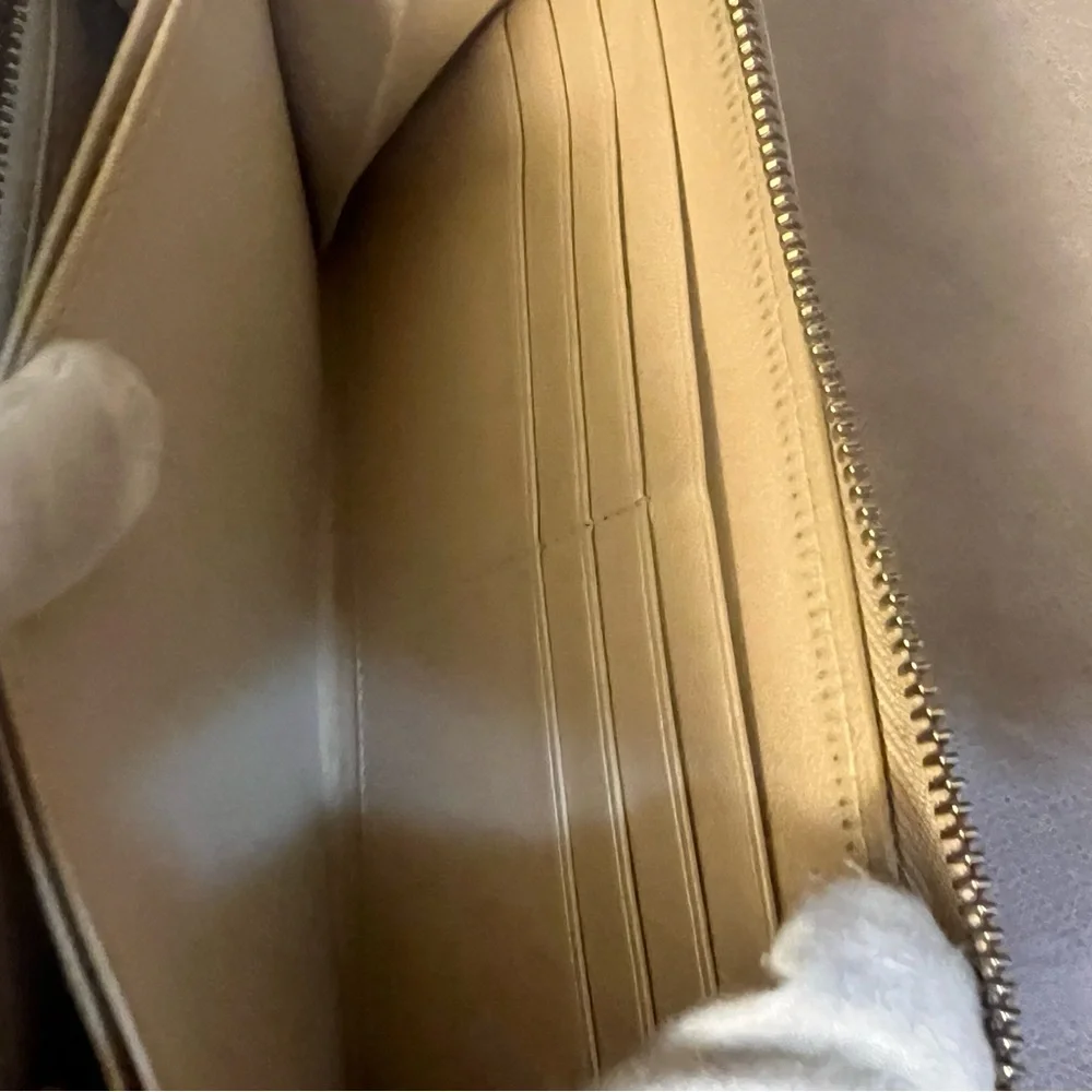 Dior Metallic Gold Women's Wallet